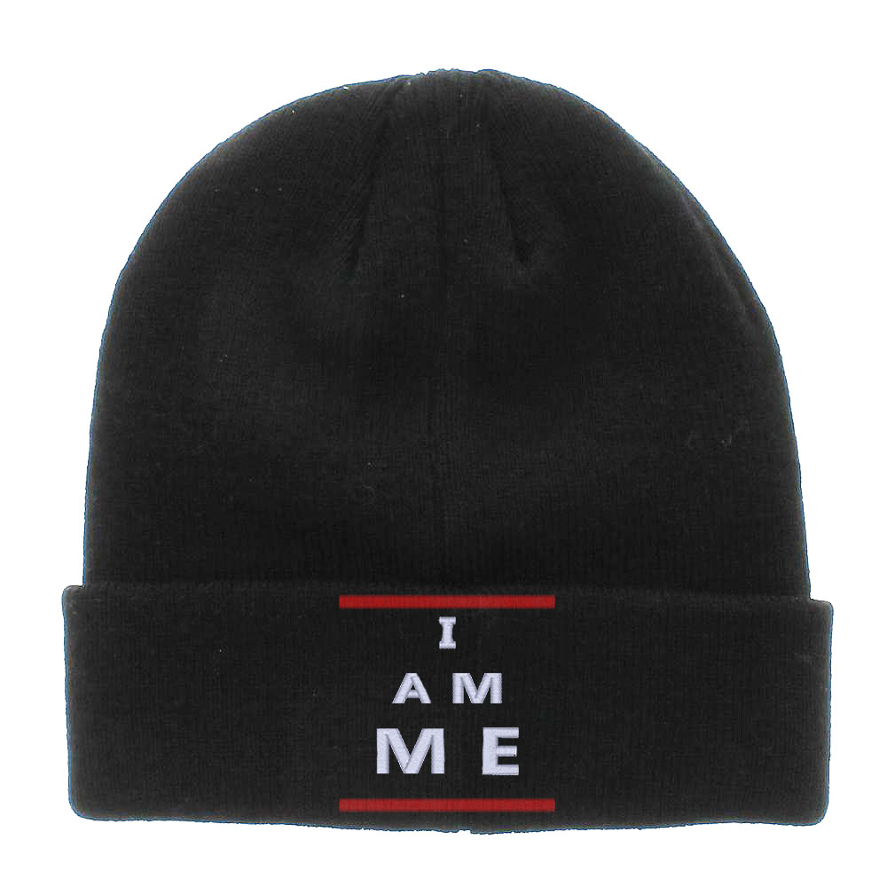 *I Am Me* Cuffed Knit Hat