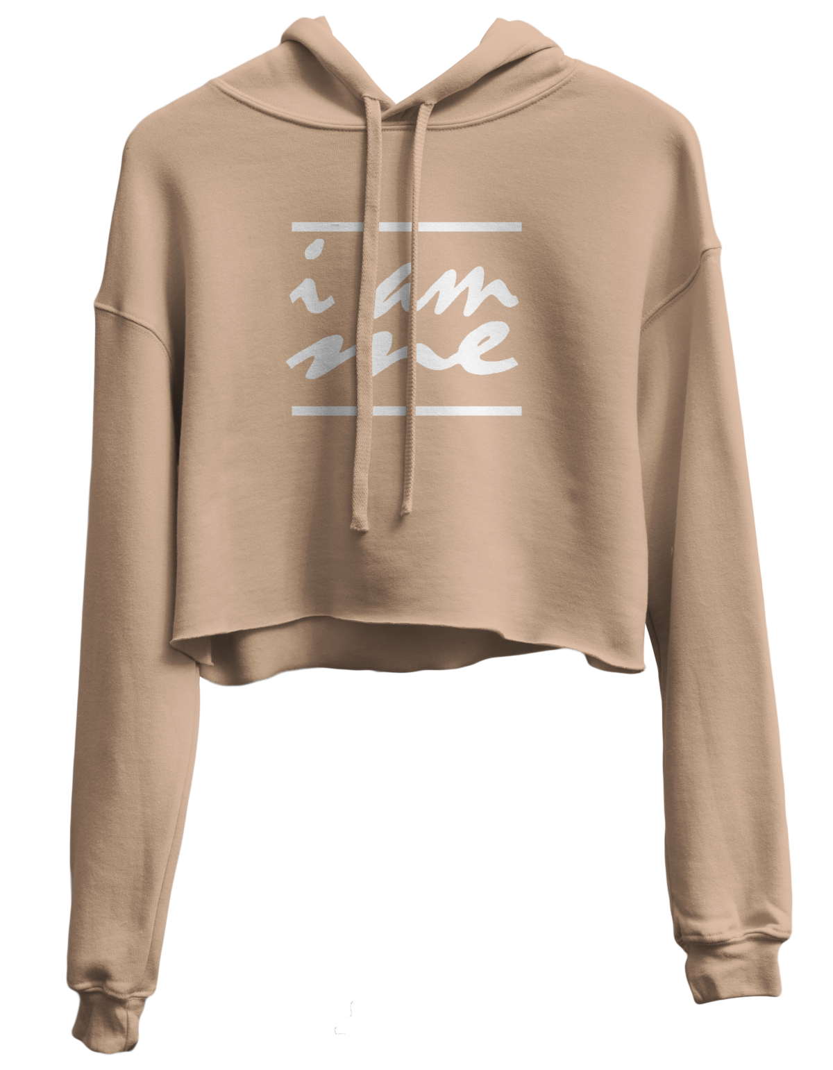 *I Am ME* Crop Top Hoodie